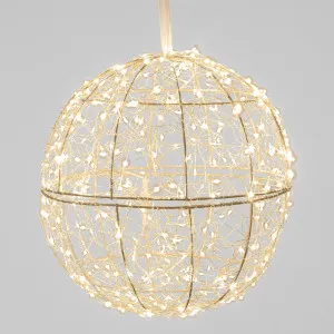 Celestial Light Up Ball 40cm by Florabelle Living, a Christmas for sale on Style Sourcebook