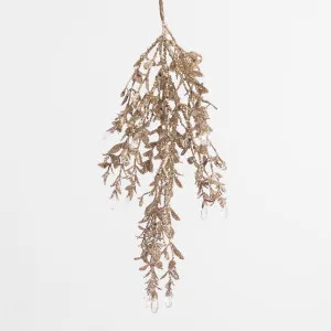 Cascading Leaf Hanging Decoration Gold by Florabelle Living, a Christmas for sale on Style Sourcebook