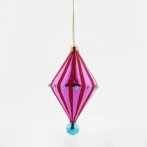 Carnivale Diamond Tree Decoration - Pink & Aqua by Florabelle Living, a Christmas for sale on Style Sourcebook