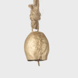 Mini Brass Cow Bell Decoration by Florabelle Living, a Christmas for sale on Style Sourcebook