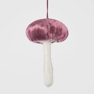 Mushroom Velvet Top Decoration Plum by Florabelle Living, a Christmas for sale on Style Sourcebook