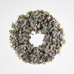 Hydrangea Wreath Blue by Florabelle Living, a Christmas for sale on Style Sourcebook