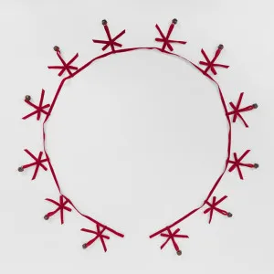 Velvet Ribbon and Bell Garland by Florabelle Living, a Christmas for sale on Style Sourcebook