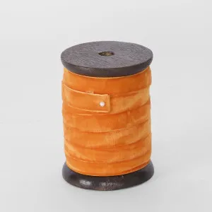 Velvet Ribbon Orange 10mm x 10m by Florabelle Living, a Christmas for sale on Style Sourcebook