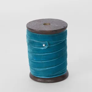 Velvet Ribbon Teal Blue 10mm x 10m by Florabelle Living, a Christmas for sale on Style Sourcebook