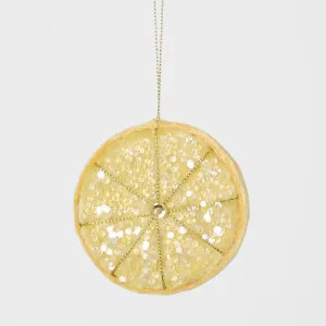 Palermo Beaded Lemon Slice Yellow by Florabelle Living, a Christmas for sale on Style Sourcebook