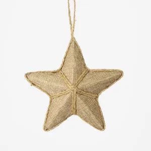 Bowral Linen Star tree Decoration by Florabelle Living, a Christmas for sale on Style Sourcebook