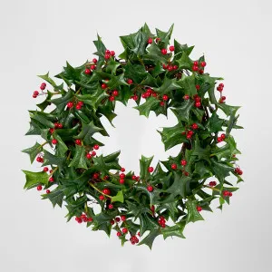 Hedgerow Holly Wreath by Florabelle Living, a Christmas for sale on Style Sourcebook