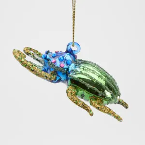 Majestic Emerald Saphire Beetle Decoration by Florabelle Living, a Christmas for sale on Style Sourcebook