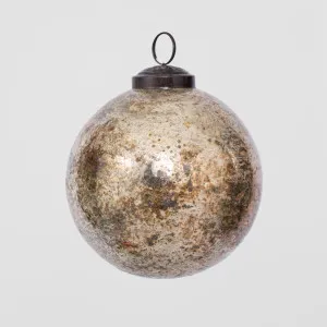 Antiqued Glass Bauble Gold by Florabelle Living, a Christmas for sale on Style Sourcebook