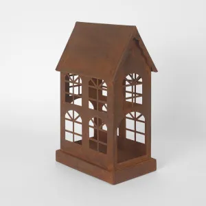 Rusty Candle House Large by Florabelle Living, a Christmas for sale on Style Sourcebook