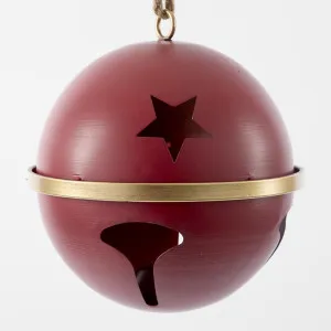 Red Round Star Bell Large by Florabelle Living, a Christmas for sale on Style Sourcebook