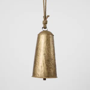 Rustic Cow Bell Large Antique Gold by Florabelle Living, a Christmas for sale on Style Sourcebook