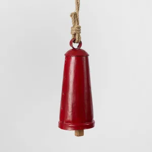 Rustic Tapered Cow Bell Large Vintage Red by Florabelle Living, a Christmas for sale on Style Sourcebook