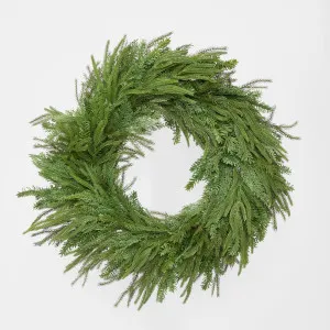 Mixed Cypress Wreath 91cm by Florabelle Living, a Christmas for sale on Style Sourcebook
