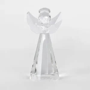 Lustre Glass Cut Angel Clear Medium by Florabelle Living, a Statues & Ornaments for sale on Style Sourcebook