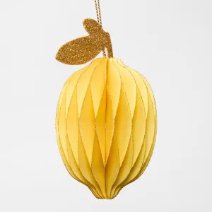 Paper Lemon Hanging Decoration by Florabelle Living, a Christmas for sale on Style Sourcebook