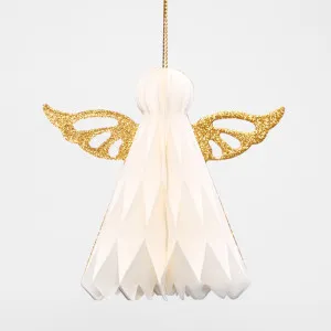 Paper Golden Angel Hanging Decoration by Florabelle Living, a Christmas for sale on Style Sourcebook