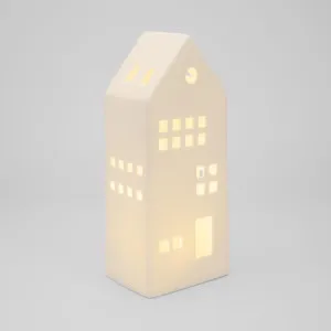 Light Up Porcelain House White Large by Florabelle Living, a Christmas for sale on Style Sourcebook