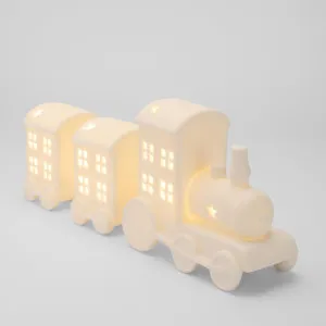 Light Up Porcelain Santa's Express Train by Florabelle Living, a Christmas for sale on Style Sourcebook