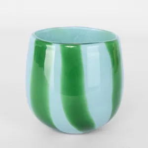Dolce Vita Handblown Glass Vessel Blue & Green by Florabelle Living, a Statues & Ornaments for sale on Style Sourcebook