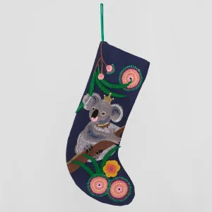 Koala Stocking Navy Blue by Florabelle Living, a Christmas for sale on Style Sourcebook