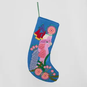 Galah Stocking Mid Blue by Florabelle Living, a Christmas for sale on Style Sourcebook