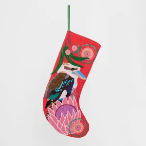 Kookaburra Stocking Red by Florabelle Living, a Christmas for sale on Style Sourcebook