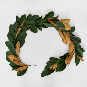 Splendour Magnolia Real Touch Garland 180cm by Florabelle Living, a Christmas for sale on Style Sourcebook