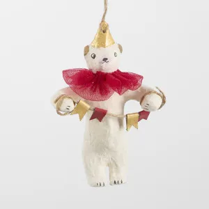 Mache Carnivale Bear Tree Decoration Red by Florabelle Living, a Christmas for sale on Style Sourcebook