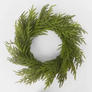 Cypress Real Touch Wreath 70cm by Florabelle Living, a Christmas for sale on Style Sourcebook