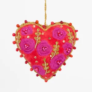 La Dolce Vita Florale Heart Tree Decoration by Florabelle Living, a Christmas for sale on Style Sourcebook