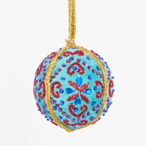 La Dolce Vita Bauble Aqua by Florabelle Living, a Christmas for sale on Style Sourcebook
