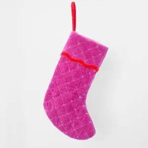 La Dolce Vita Fuchsia Stocking by Florabelle Living, a Christmas for sale on Style Sourcebook