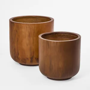 Florian Set of 2 Planter Rust Look by Florabelle Living, a Plant Holders for sale on Style Sourcebook