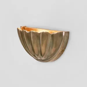 Half Moon Shell Shade Wall Light Large by Florabelle Living, a Wall Lighting for sale on Style Sourcebook