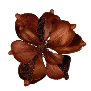 Glitter Bead Magnolia Clip Copper by Florabelle Living, a Christmas for sale on Style Sourcebook