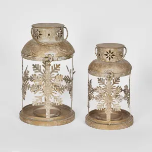 Noel Lanterns set of 2 by Florabelle Living, a Christmas for sale on Style Sourcebook
