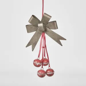 Bow with Bells on Ribbon by Florabelle Living, a Christmas for sale on Style Sourcebook