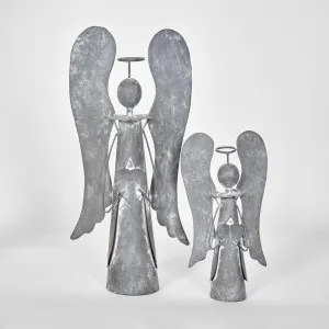 Parisa Angel Zinc Set2 by Florabelle Living, a Christmas for sale on Style Sourcebook