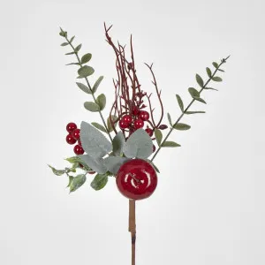 Red Berry pick with Spinning Gum 41cm by Florabelle Living, a Plants for sale on Style Sourcebook