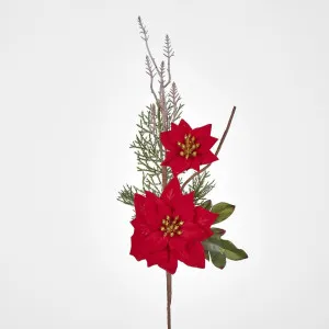 46cm poinsettia branch by Florabelle Living, a Plants for sale on Style Sourcebook