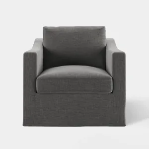 Clovelly Hamptons Armchair Storm by Florabelle Living, a Chairs for sale on Style Sourcebook