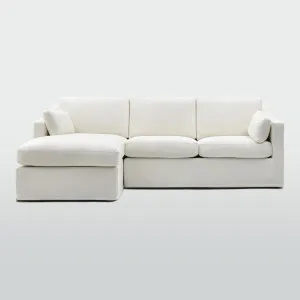 Clovelly 3 Seater Left Chaise Sofa Ivory by Florabelle Living, a Sofas for sale on Style Sourcebook