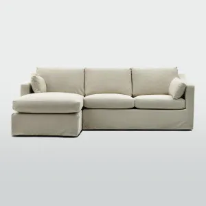 Clovelly 3 Seater Left Chaise Sofa Natural by Florabelle Living, a Sofas for sale on Style Sourcebook