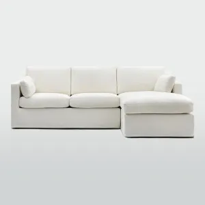 Clovelly 3 Seater Right Chaise Sofa Ivory by Florabelle Living, a Sofas for sale on Style Sourcebook
