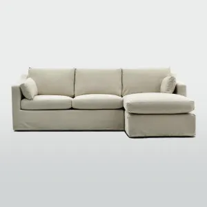 Clovelly 3 Seater Right Chaise Sofa Natural by Florabelle Living, a Sofas for sale on Style Sourcebook