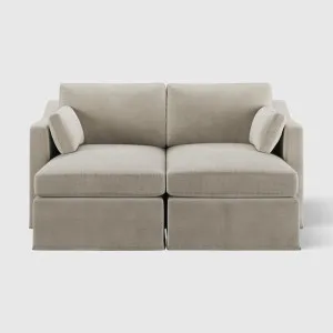 Clovelly Double Chaise Daybed Natural by Florabelle Living, a Sofas for sale on Style Sourcebook