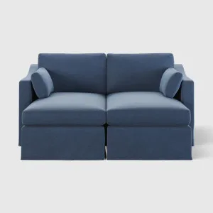 Clovelly Double Chaise Daybed Navy by Florabelle Living, a Sofas for sale on Style Sourcebook