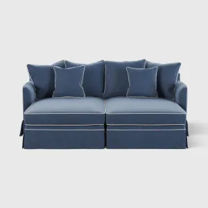 Noosa Double Chaise Daybed Navy by Florabelle Living, a Sofas for sale on Style Sourcebook